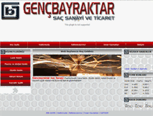 Tablet Screenshot of gencbayraktar.com